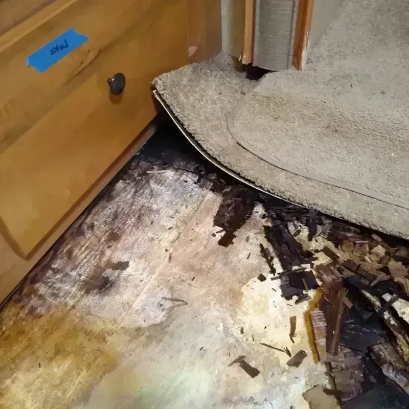 Wood Floor Water Damage in Richmond County, NY